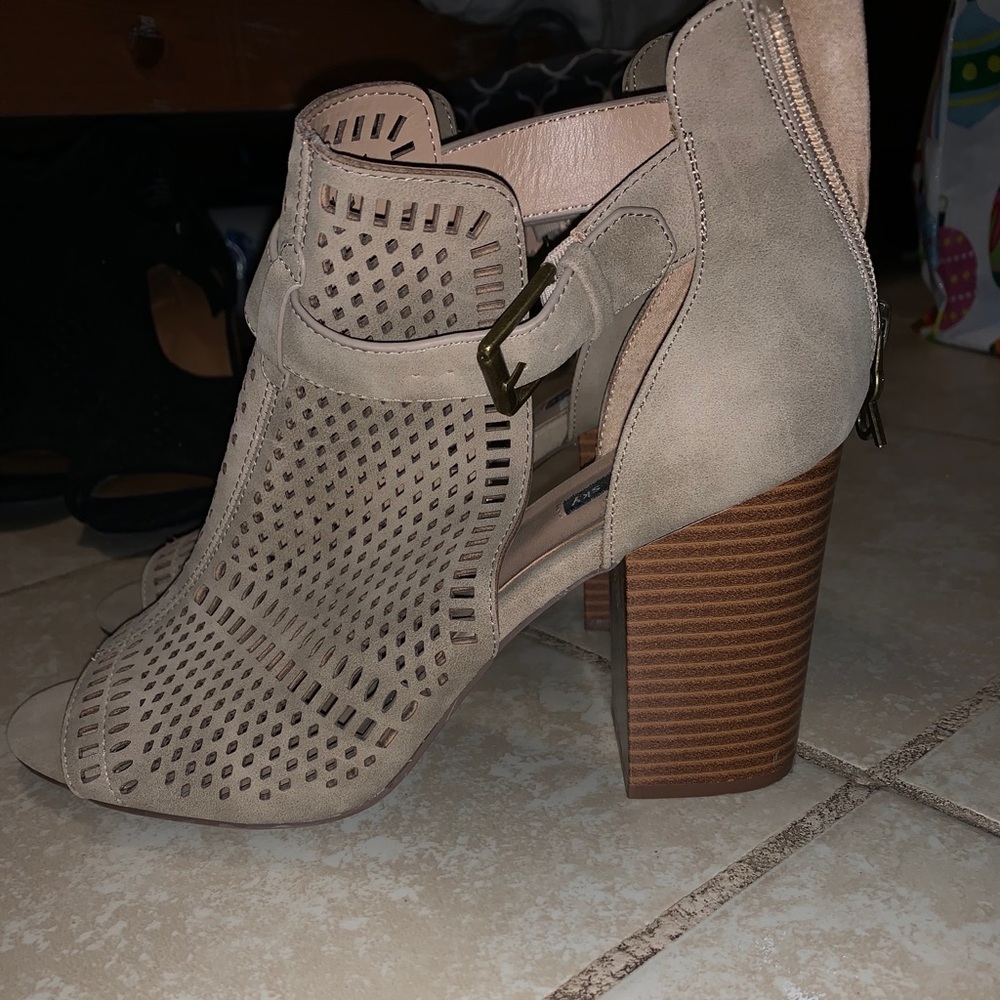 Cream heels